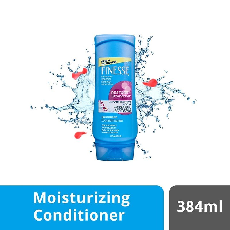 Finesse Restore + Strengthen, Moisturizing Conditioner 13 oz (Pack of 6)