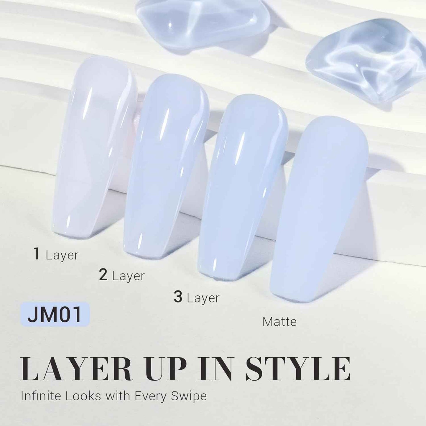 Gel X Nail Lamp & Jeweliver Gel Polish Set - MelodySusie 2-in-1 Nail Kit