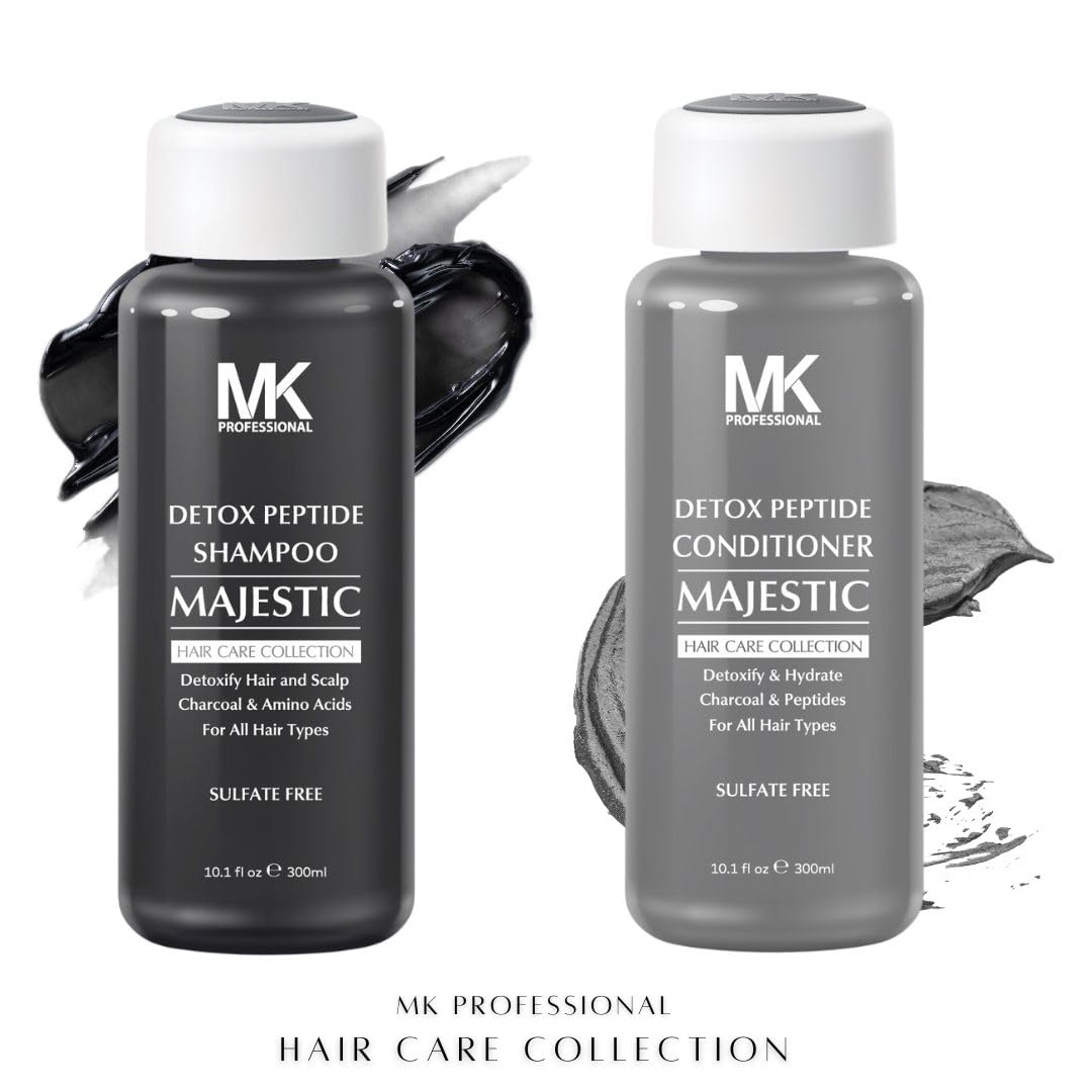MK PROFESSIONAL Argan Oil Conditioner with Keratin, Sulphate Free Keratin Hair Treatment, Moroccan Oil Conditioner, Strengthens, Repair, Soft & Nourish Hair, Free from SLS & SLES - 10.1 Fl Oz / 300 ml