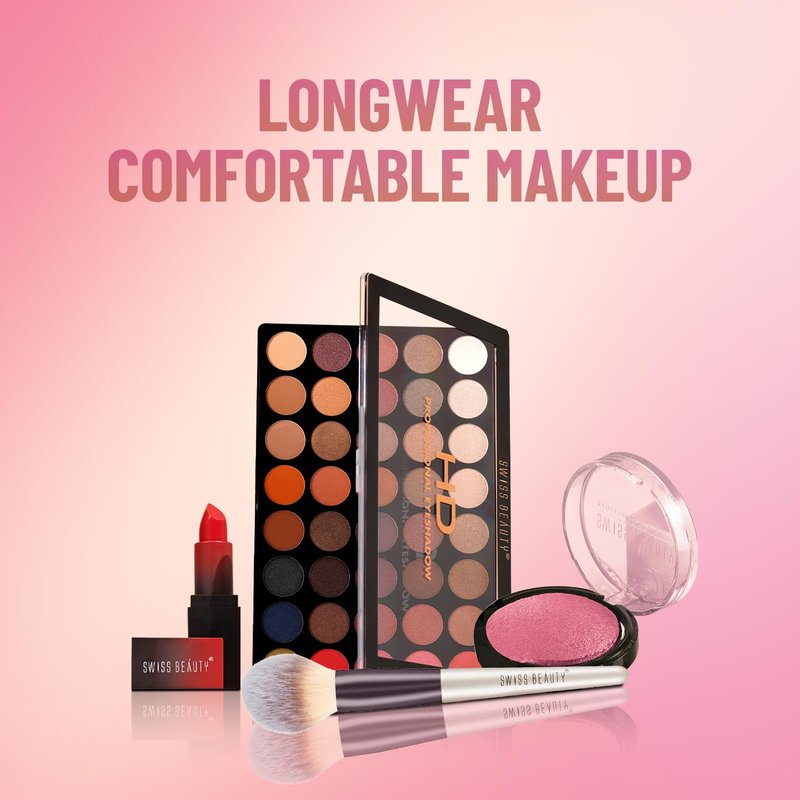 Swiss Beauty SB-802 Professional Blusher Baby Pink
