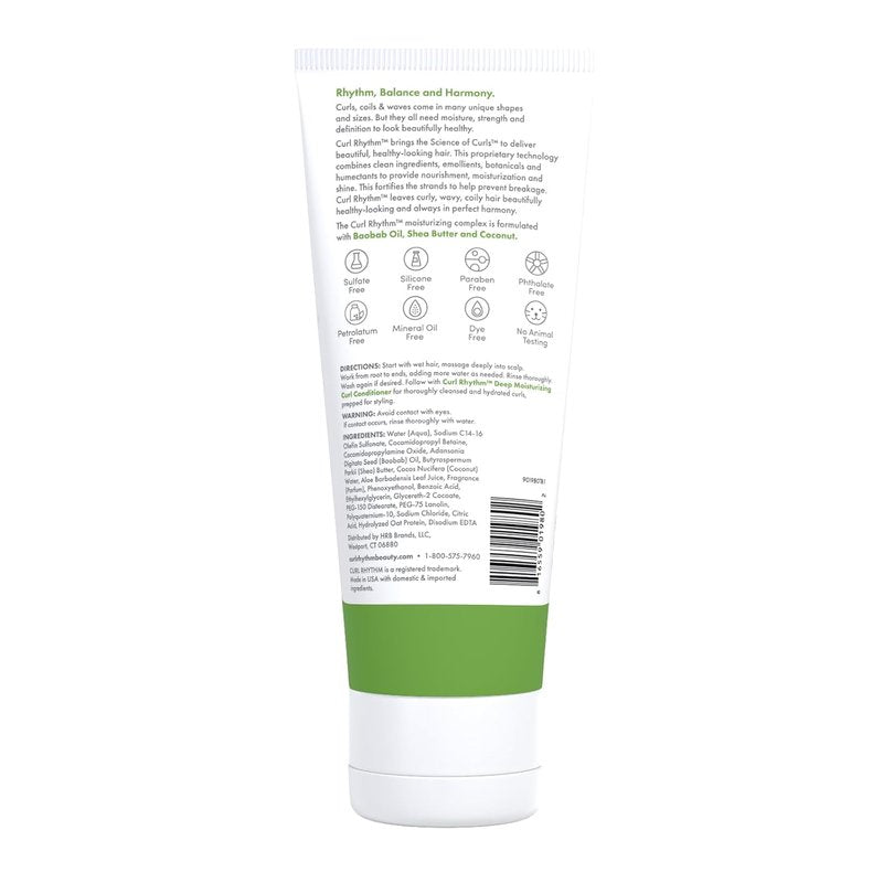 Deep Moisturizing Curl Shampoo - Hydrating Curly Hair Formula with Shea Butter & Coconut | Sulfate-Free, 4-Pack