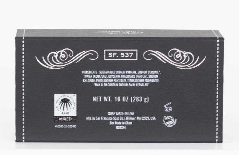 SFS Company Man Bar Set of 2 10 oz. Soap Bars (Midnight Amber)