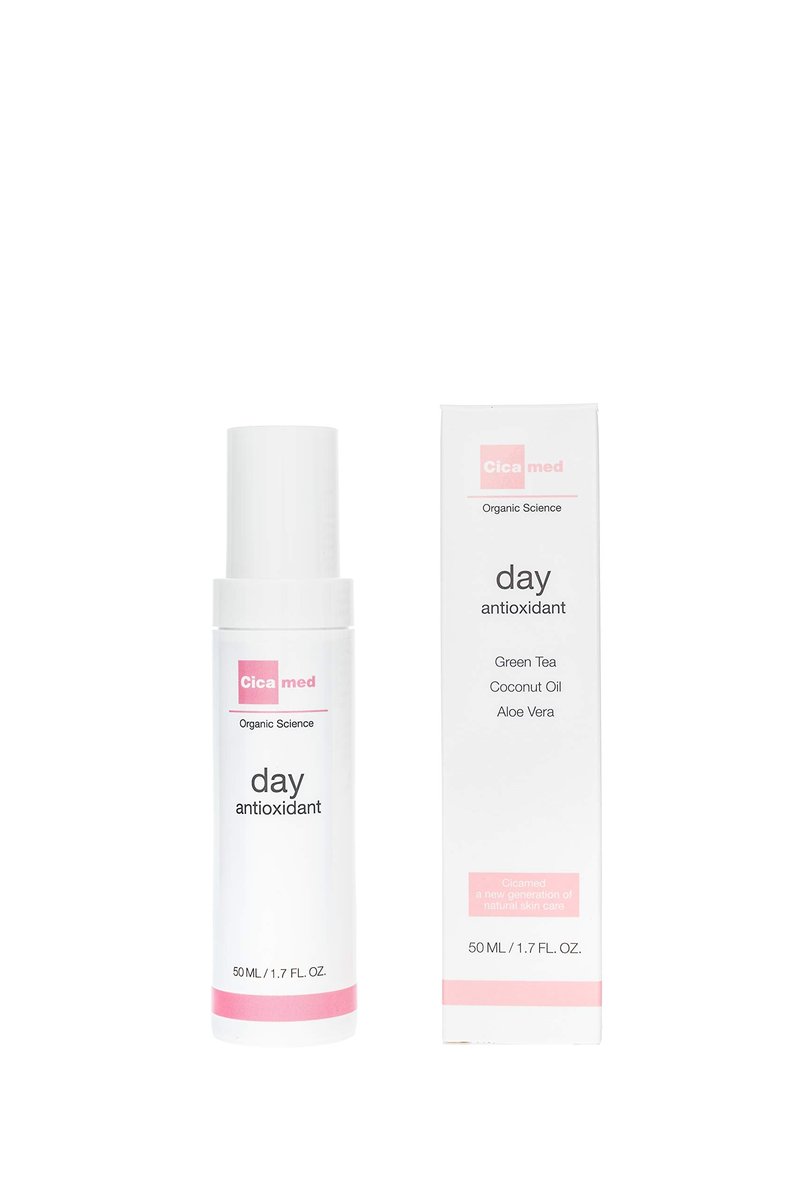 Cicamed Day Moisturizer, Anti-Aging Light Hydrating Cream, Organic Science