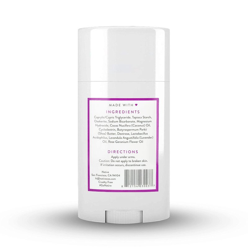 Native Deodorant | Natural Deodorant for Women and Men, Aluminum Free with Baking Soda, Probiotics, Coconut Oil and Shea Butter | Eucalyptus & Mint, Lavender & Rose - Variety Pack of 2