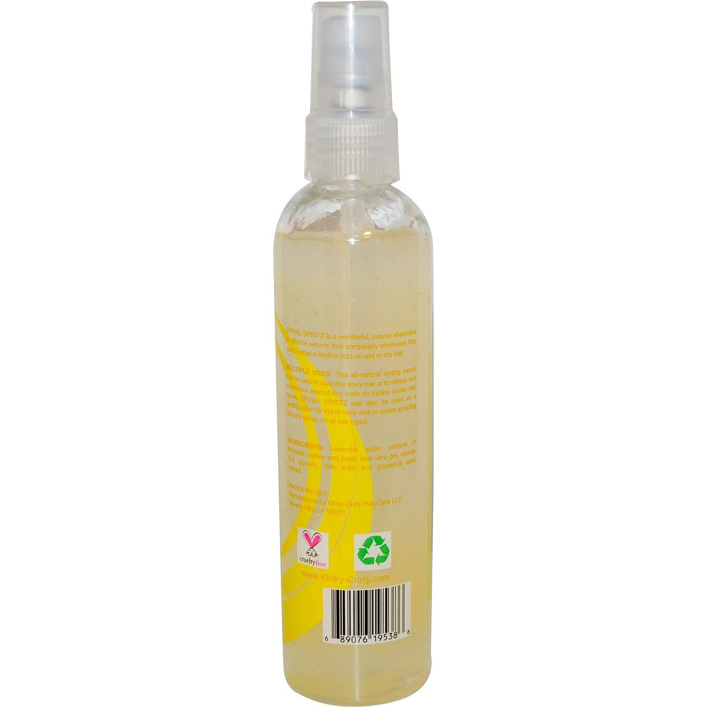 Kinky Curly Spiral Spritz, 8 Ounce (Pack of 1), (ULT-043)