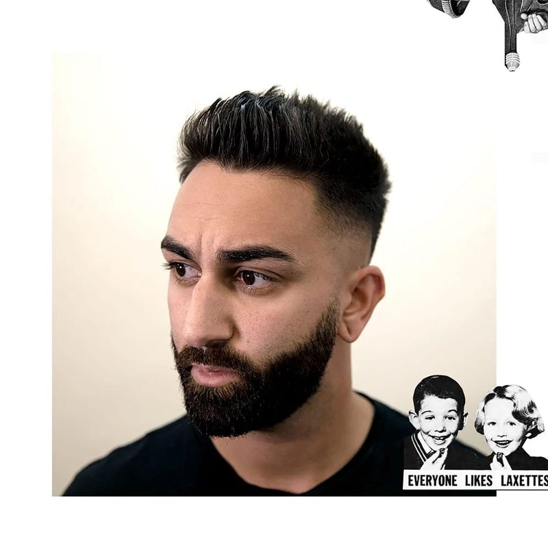 Uppercut Deluxe Quiff Roller Hair Brush for Men and Women – Round Styling Brush for Volume, Lift & Pompadour Styles – Blow Dry Quiff Roller with Ball Tip Bristles, Non-Slip Grip, Barber Styling Tool