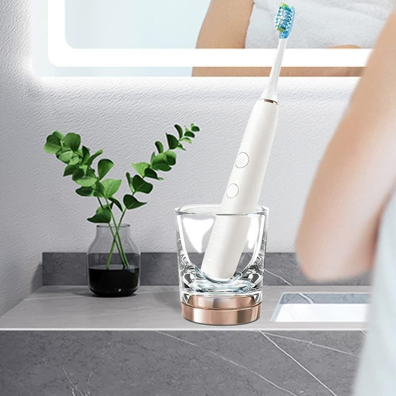 Replacement Electric Toothbrush Charger Base Glass Cup CBA3001 Compatible with Philips Smart 9300 9500 9700 Series, Replacement Soni Care Charger for HX9901 HX9903 HX9924 HX9954 HX9957 HX9984