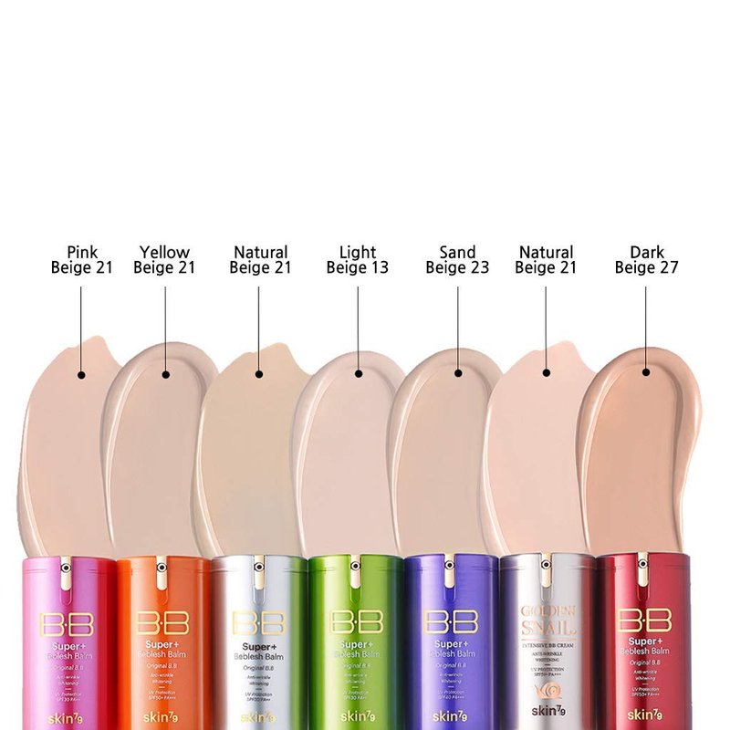 Super Plus Beblesh Balm BB Cream - Triple Function Orange #21 Yellow Beige | 1.35 fl. oz. - Rich Vitamin Complex for Healthy Skin