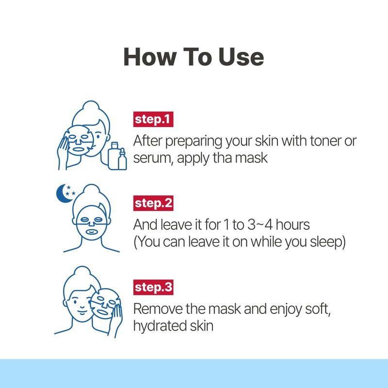 Illiyoon Ceramide Ato Concentrate Gel Face Mask | 34g x 4ea, Ceramide & Collagen Hydrating Overnight Hydrogel Mask with Hyaluronic Acid, Korean Pore Tightening Sleep Mask, Glass Skin Glow