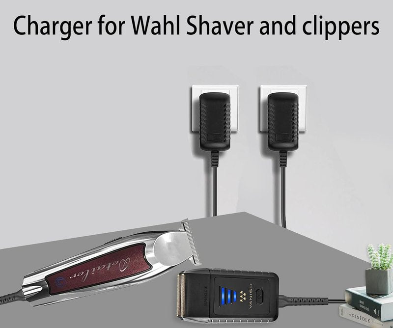 KAYNWAY Replacement 5V Charger for Wahl Senior Magic Clip Metal Edition Detailer Cordless Clipper, Professional Charger Cord for Wahl 8173 Vanish Shaver