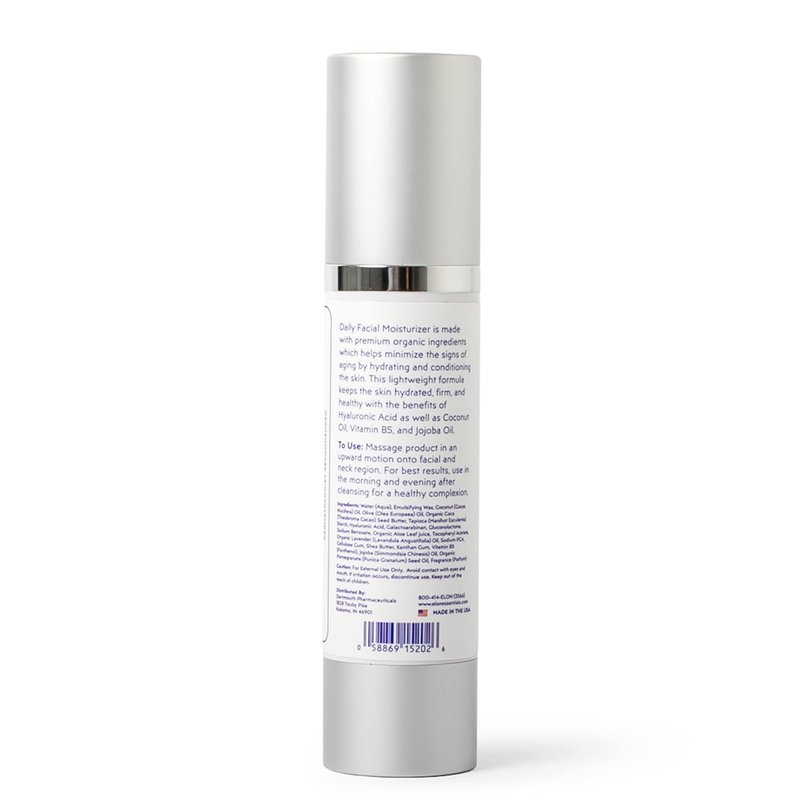 Elon Daily Facial Moisturizer for Women - Hyaluronic Acid Moisturizer w/Coconut Oil & Jojoba Oil – Reduce Signs of Fine Lines & Wrinkles - Suitable for All Skin Types (1.7 Oz)