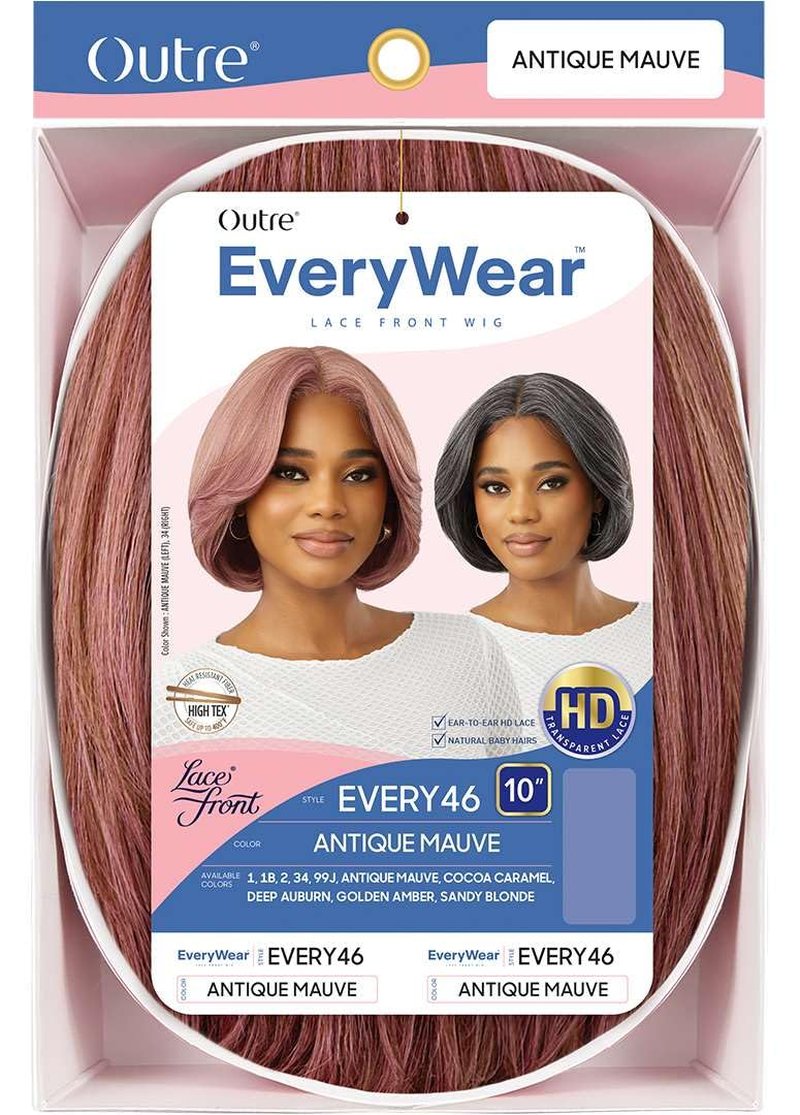 Outre Lace Front Wig - Everywear - Every 46 (JET BLACK 1)