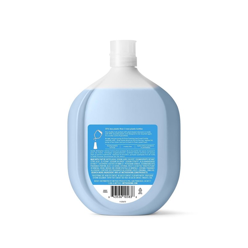 Method Foaming Hand Soap - Sea Minerals Biodegradable Formula | 28 fl oz (Pack of 4) + 28 fl oz (Pack of 1)