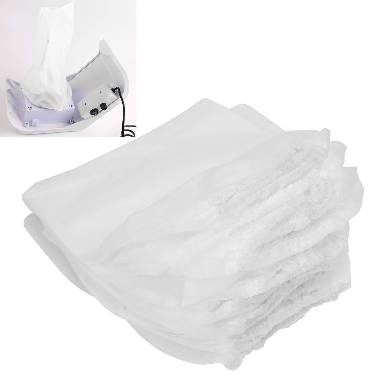 Nail Vacuum Cleaner Bags - 15pcs Non-Woven Dust Collector Accessories for Manicure