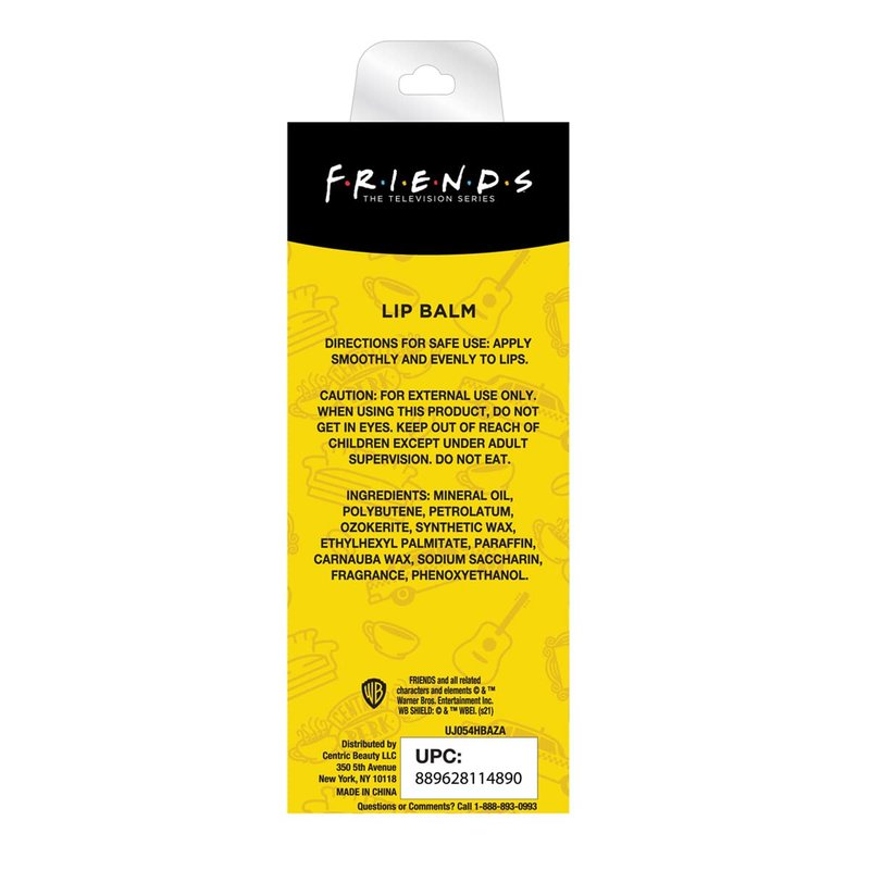 Centric Beauty Friends 3-Pack Coffee Flavored Molded Lip Balm Multicolor One Size