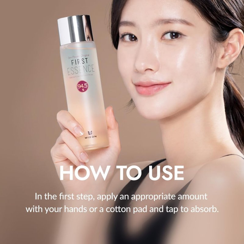 MIZON Skin Power Original First Essence 94.5% Galactomyces Ferment Filtrate Booster Korean Skin Moisturizing Exfoliating Youth Recovery (210ml 7.10 Fl Oz)