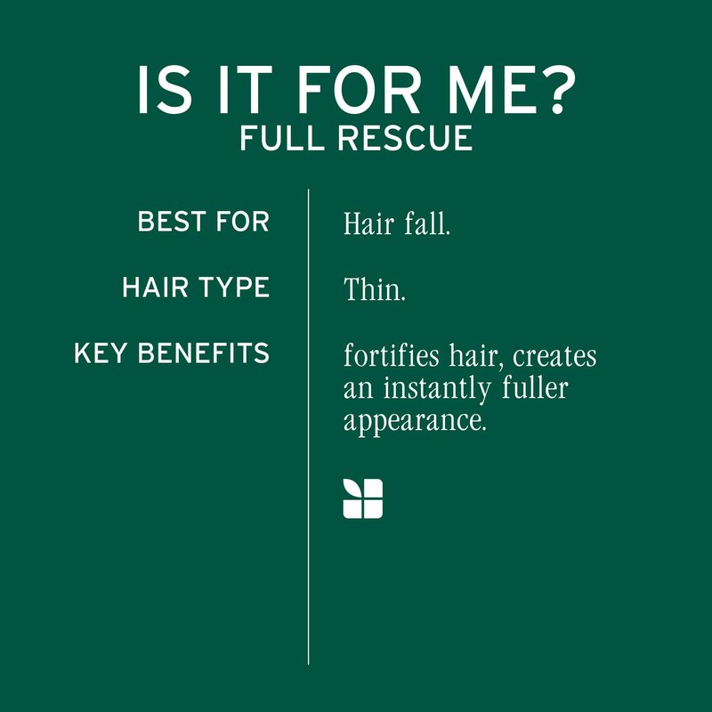 Biolage Full Rescue Conditioner - Fortifies & Densifies Thin Hair, Rosemary Oil & Niacinamide, Vegan & Cruelty-Free, 33.8 Fl Oz