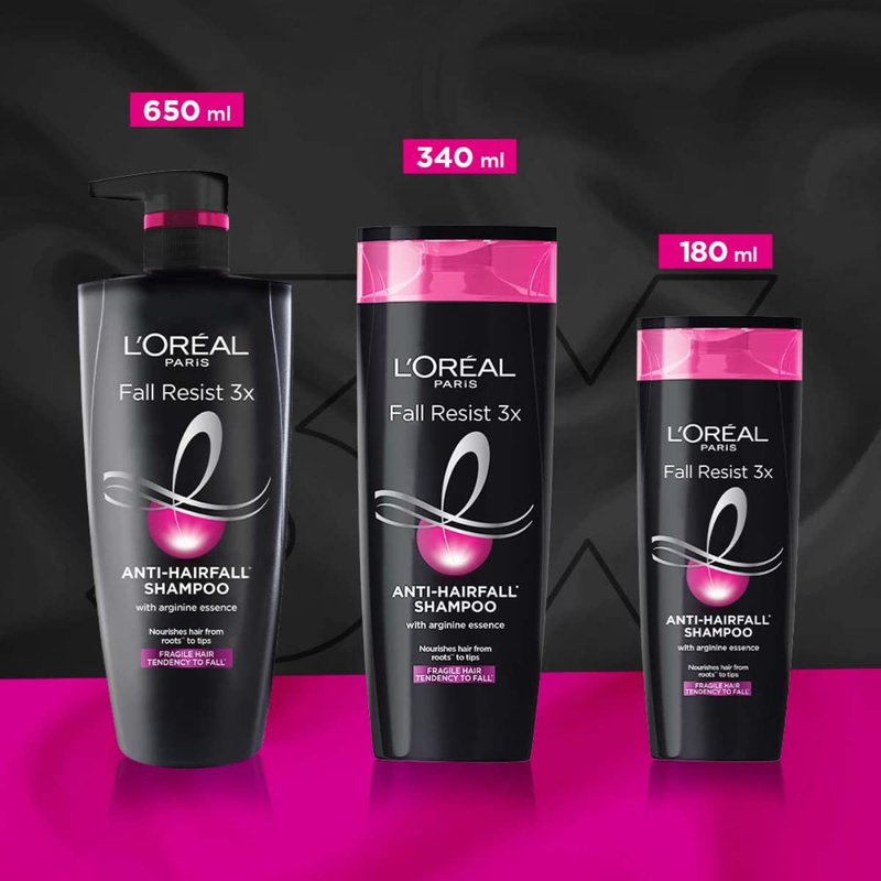 L'Oreal Paris Fall Repair 3X Anti-hair Fall Shampoo, 175ml