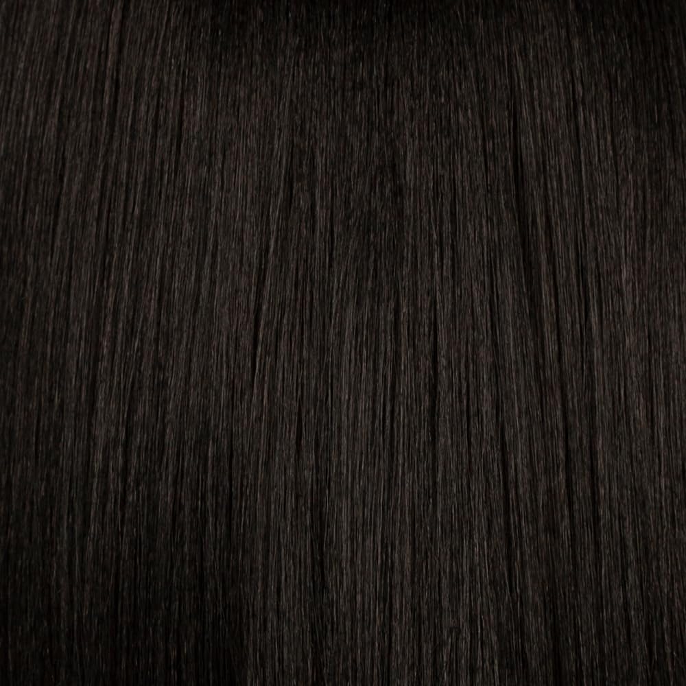 Vivica A. Fox Hair Collection LBPB-VIOLET, Bang & Bun, Quick and Easy Lace, Ponytail Bun and Lace Bangs (Jet Black 1)