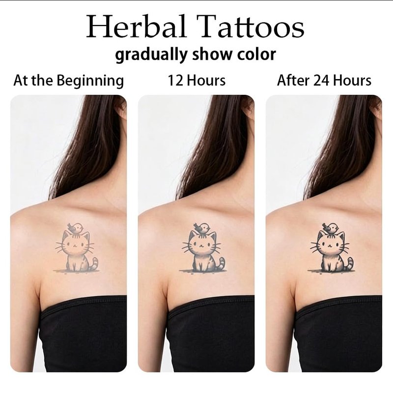 Boldink Temporary Tattoos, semi permanent tattoos, 15-day long lasting tattoo sticker, waterproof and anti-reflective, unique design(flame)