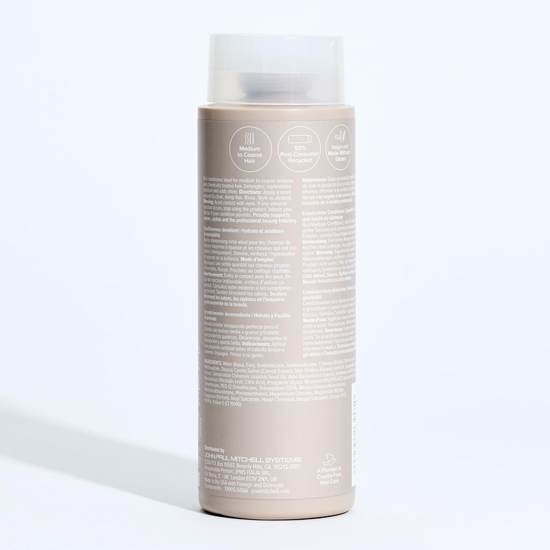 Paul Mitchell The Detangler, Original Conditioner, Super Rich Formula, For Coarse + Color-Treated Hair, 33.8 fl. oz.