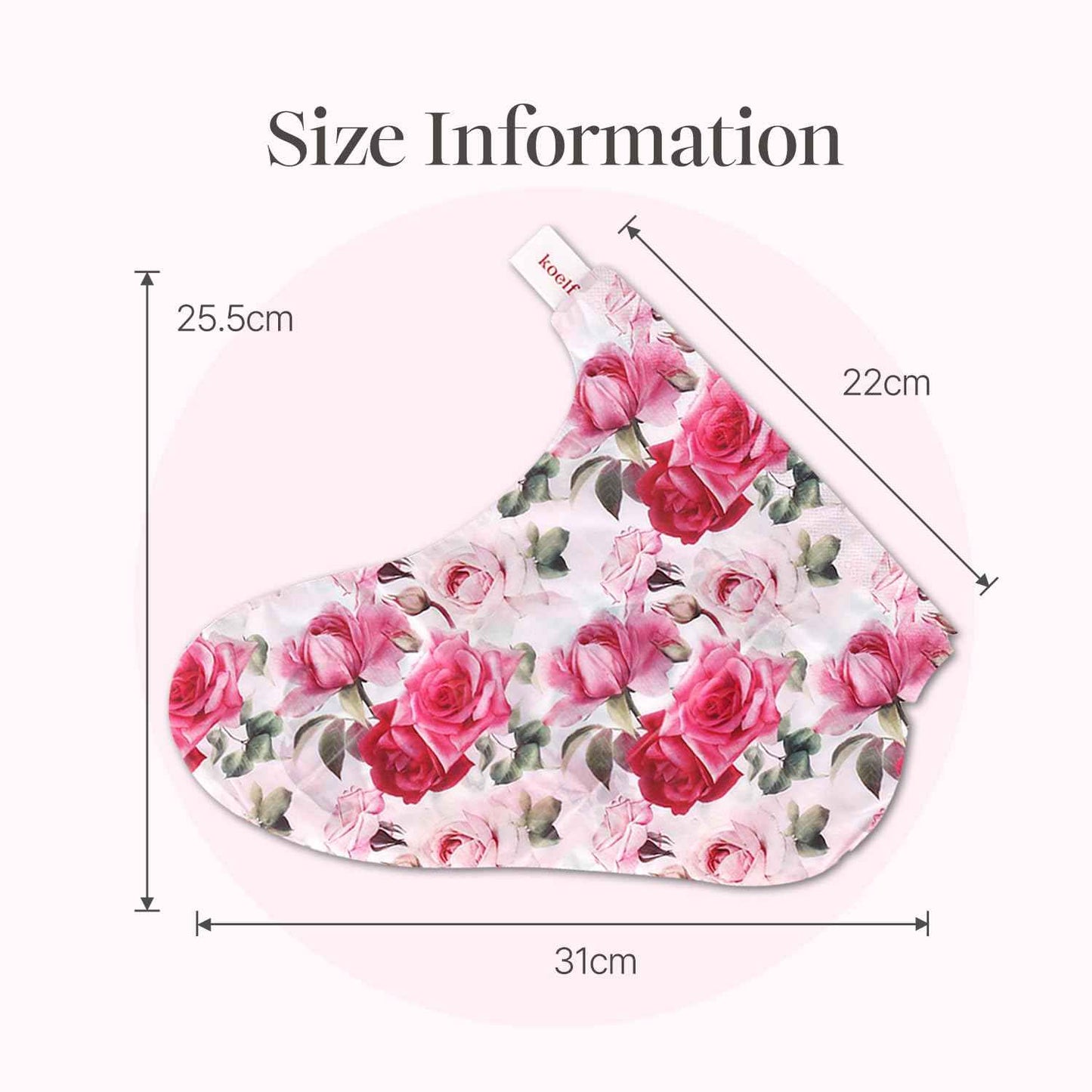 Koelf PETITFEE Rose Petal Foot & Hand Mask - 10 Pairs Intensive Nourishing Socks & Gloves