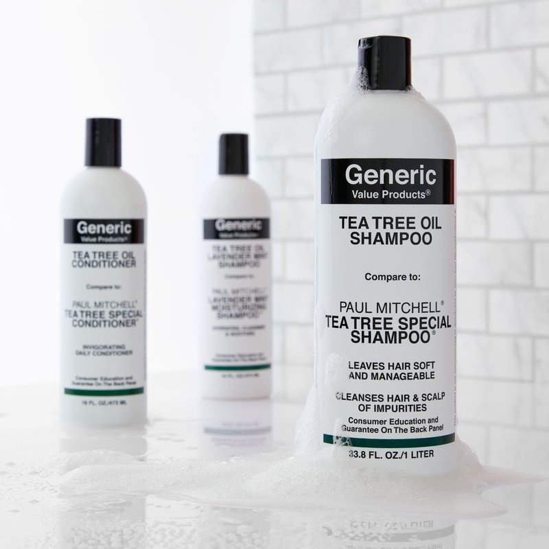 Generic Value Products Tea Tree Oil Shampoo, Leaves Hair Soft and Manageable, Leaves Scalp Clean and Tingling