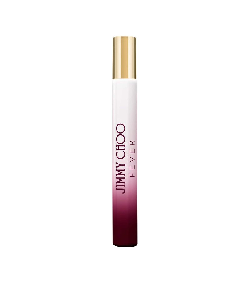 JIMMY CHOO - Fever Eau de Parfum Travel Spray - Women's Fragrance - Floral Gourmand - With notes of Black Plum Nectar, Heliotrope & Roasted Tonka Bean - 0.33 Fl Oz