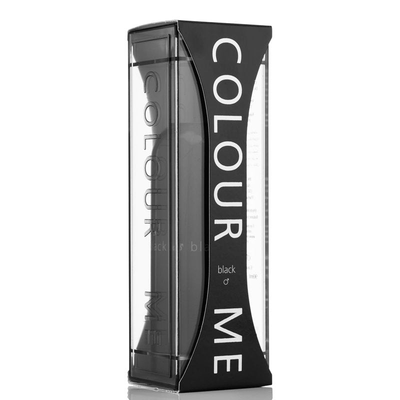 COLOUR ME Milton-Lloyd Black Homme - Eau de Parfum - Long Lasting Perfume for Men - Vanilla, Sandalwood Cologne for Men - Woody Men's Cologne - 3 oz.