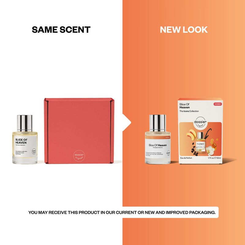 Dossier - Originals - Slice of Heaven - Eau de Parfum - Long-Lasting Sweet Almond Vanilla Fragrance - Feminine - 1.7 fl oz (50ml)