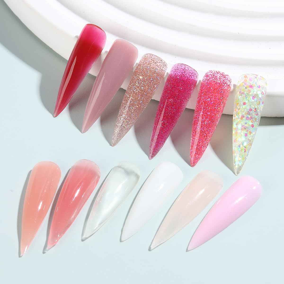 480PCS Poly Nail Gel Kit - 12 Vibrant Colors & Dual Nail Forms for Perfect Manicures