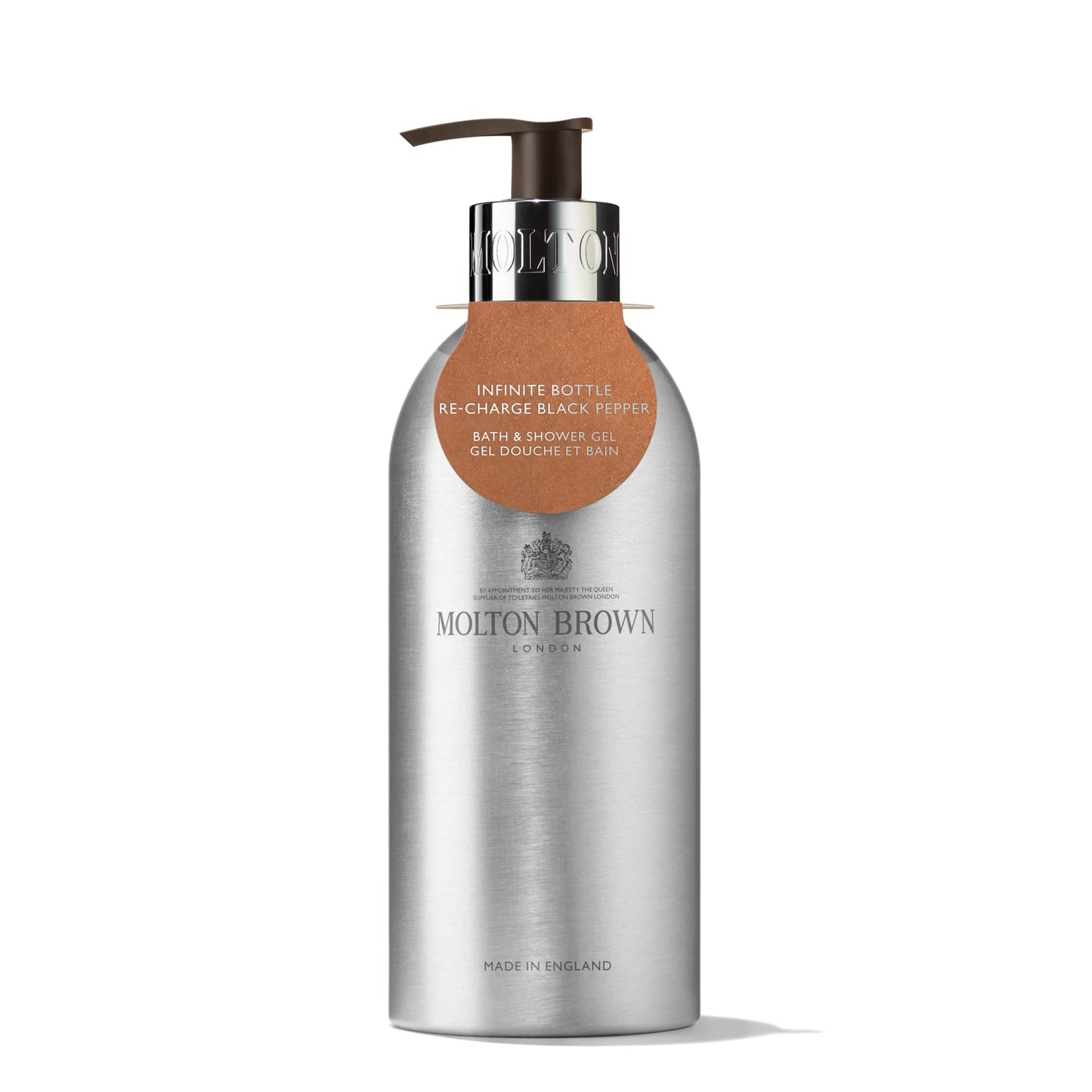 Molton Brown Re-Charge Black Pepper Body Wash Infinite Bottle 13.5 fl. oz.