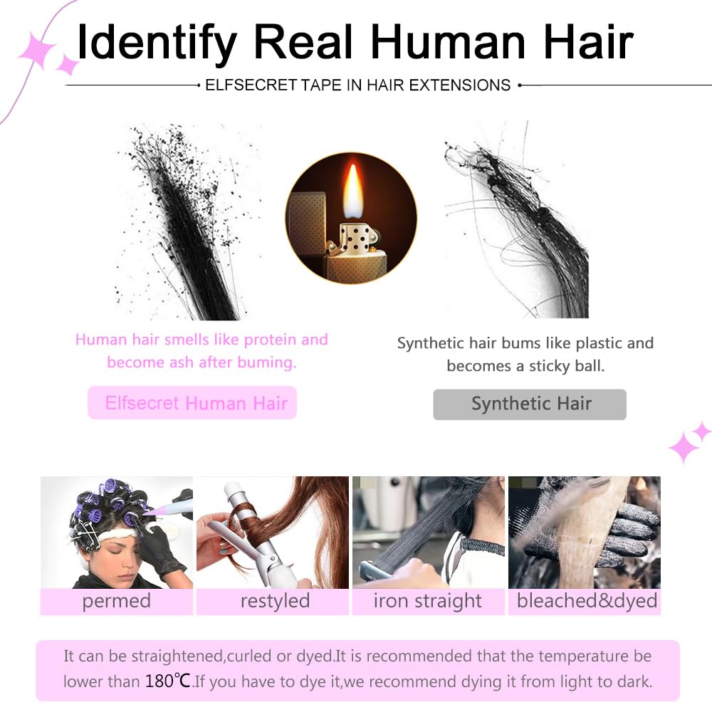 Human Hair Tape In Hair Extensions Natural Black Color Seamless Invisible PU Skin Weft Tape in 100% Real Human Hair Silky Straight Hair Extensions Soft Thick End (20 Inch, #1B Natural Black)