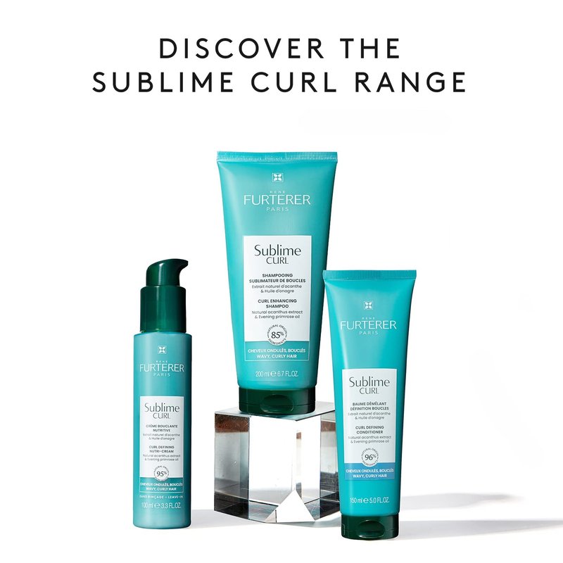 Rene Furterer SUBLIME CURL Curl Activating Conditioner, Curly Wavy Hair, Frizz Control, 5 oz.