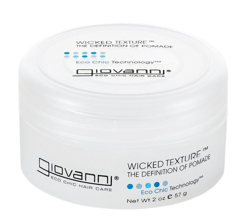 GIOVANNI Wicked Texture The Definition Of Pomade - Styling Hair Pomade, Helps to Shape Hair & Smooth Texture, Water Based Pomade that Washes Out Easily, Vegan, Paraben Free, Color Safe - 2 oz