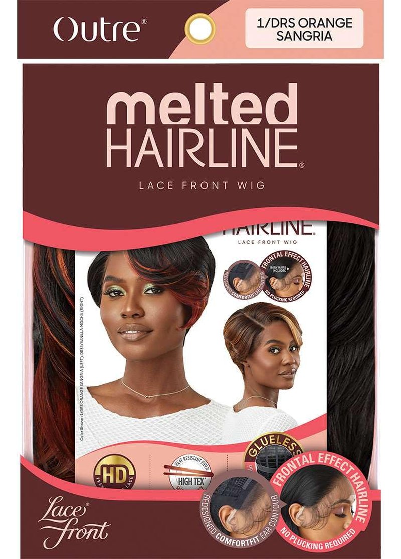Outre Lace Front Wig - Melted Hairline - Kit (1/DRS ORANGE SANGRIA)