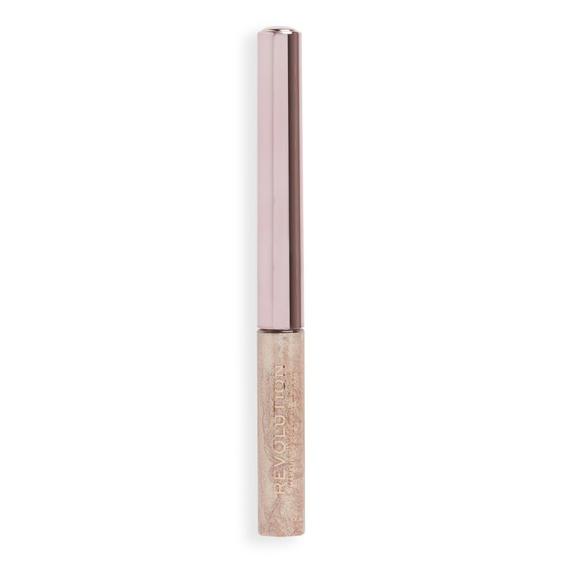 Makeup Revolution, Super Flick Liquid Eyeliner, Highly Pigmented, Rose Gold, 0.08 fl. Oz