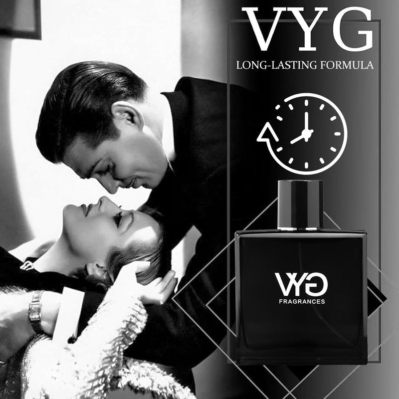 VYG Cologne for Men, 3.4 oz Perfume for Men's, Mens Cologne - Long-Lasting Formula