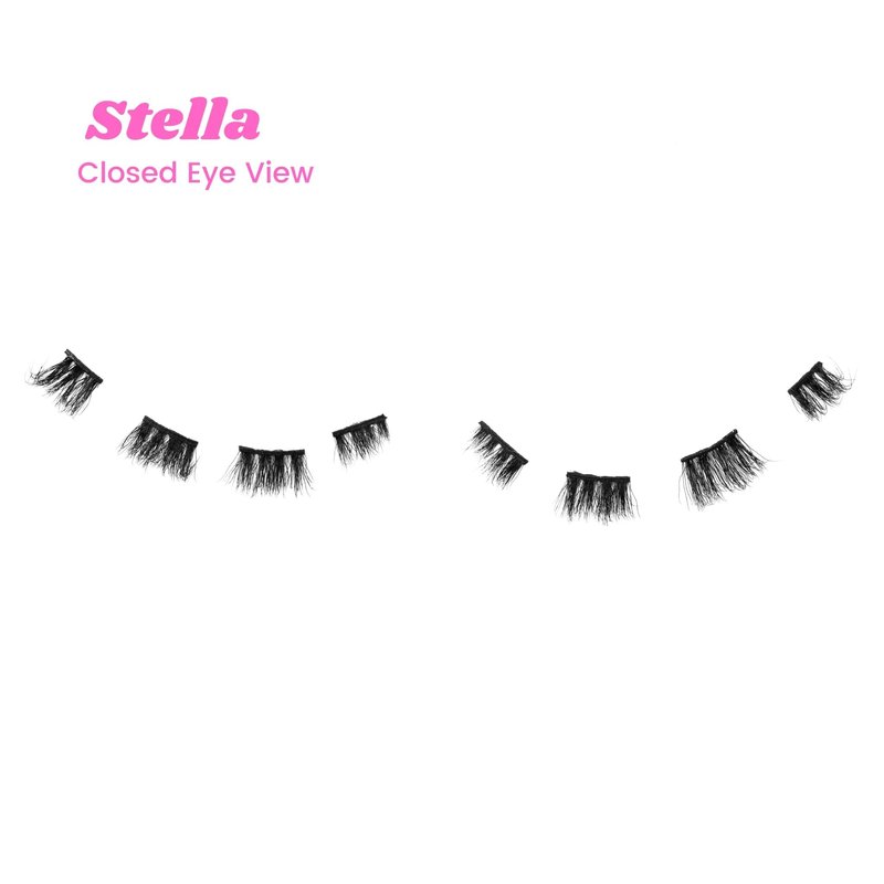 Mega Texture Lash Extension Look DIY Lashes by SoCal Beauty - Salon-Quality Faux Mink Lashes - Easy to Apply, Reusable, Lightweight & Cruelty-Free