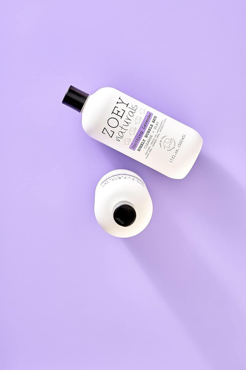 Soothing Lavender Bubble Bath for Kids & Babies | Tear-Free Moisturizing Soap with Aloe & Avocado Oil - 17 oz Made in USA