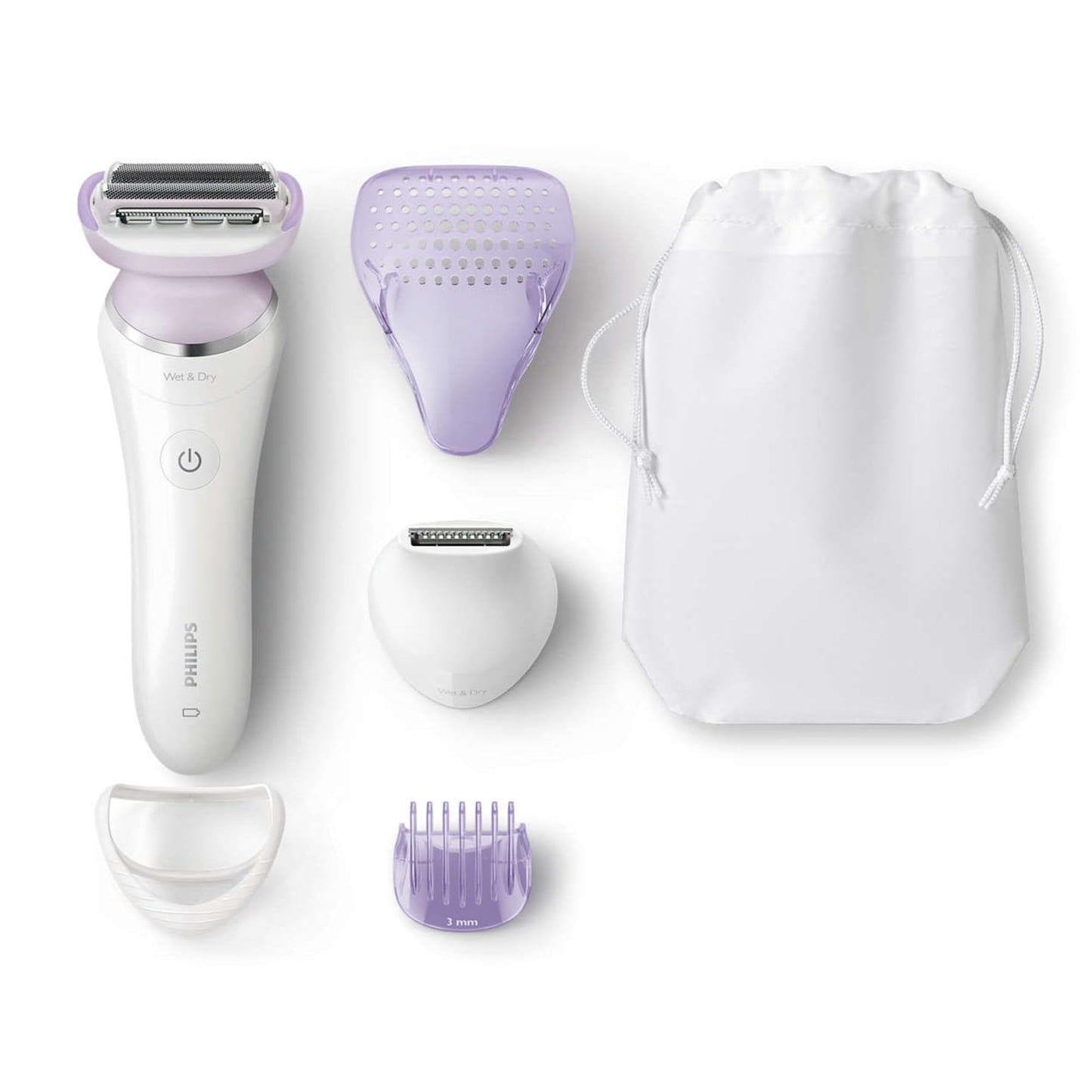 Philips SatinShave Prestige Women's Electric Shaver, Cordless Hair Removal with Trimmer, BRL170/50
