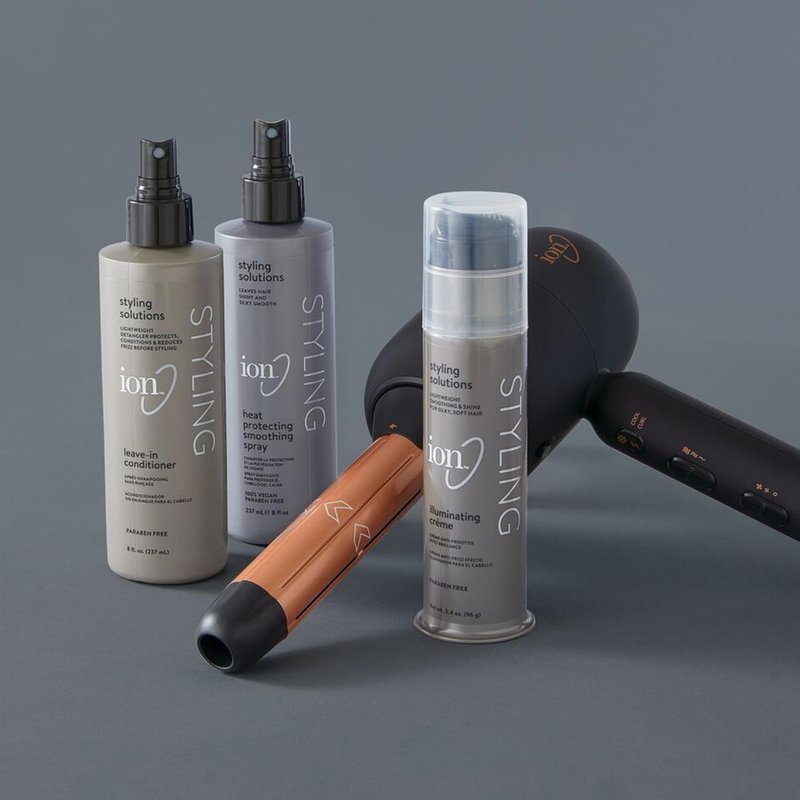 ion Styling Leave In Conditioner Spray, 8 Fl Oz, Dry, Brittle, or Coarse Hair, AntiFrizz, Detangling, Paraben Free