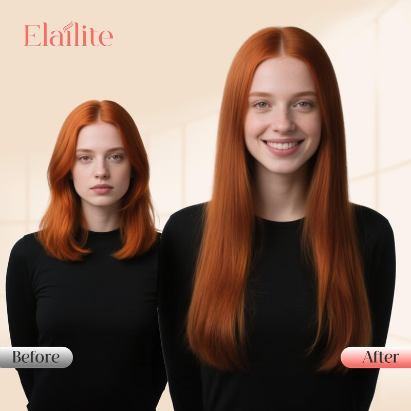 Elailite Short Clip in Hair Extensions Real Human Hair 10 Inch 56g 3PCS Lace Weft Remy Hairpieces for Women Burgundy