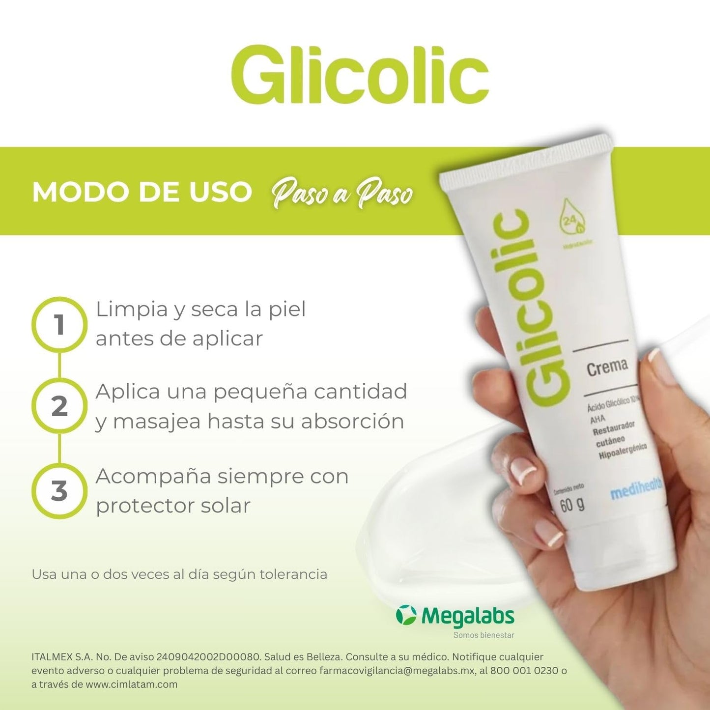 Glicolic Cream 60 gr