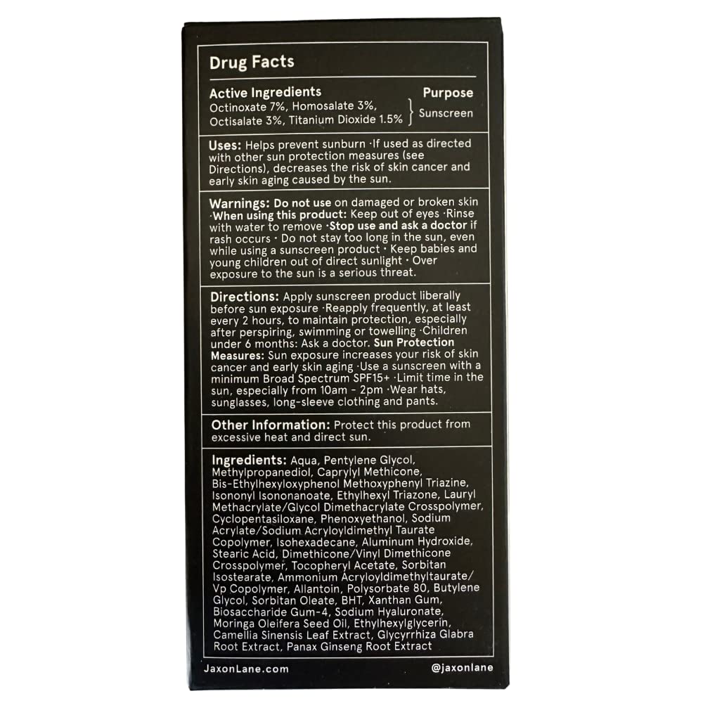 Anti-Aging Face Sunscreen SPF 50 - Clear Skin Formula with Green Tea, Hyaluronic Acid & Ginseng | Fragrance-Free 2.03 Oz