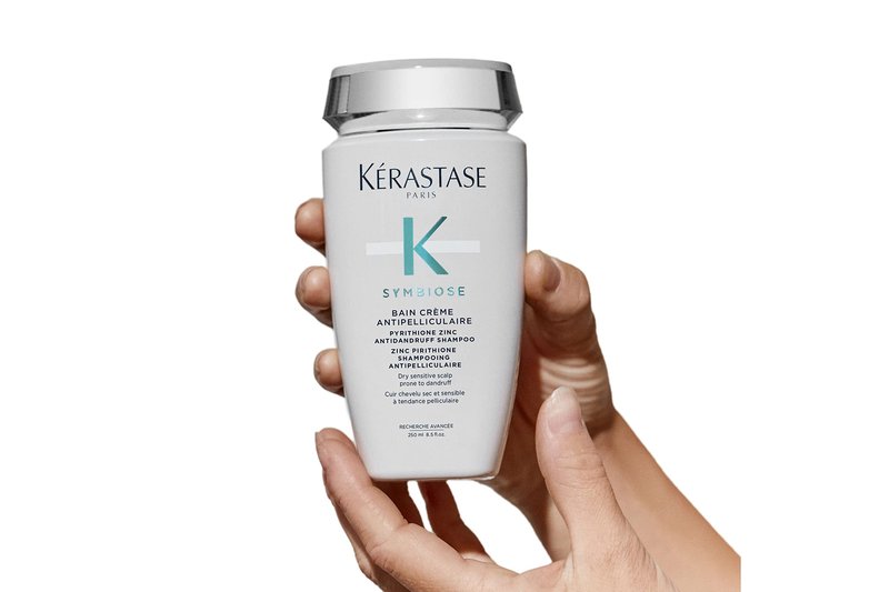 Kerastase Symbiose Anti Dandruff Shampoo Crème | Cleanses and Hydrates Scalp & Hair | For Scalps Prone to Dandruff | Sulfate-Free | Formulated with Zinc Pyrithione | 8.5 Fl Oz