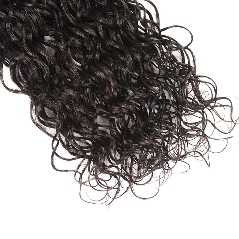 Curly Bundles Human Hair 14 16 18 inch Human Hair Bundle Natural Black 3 Bundles Kinky Curly Bundle for Women 150g