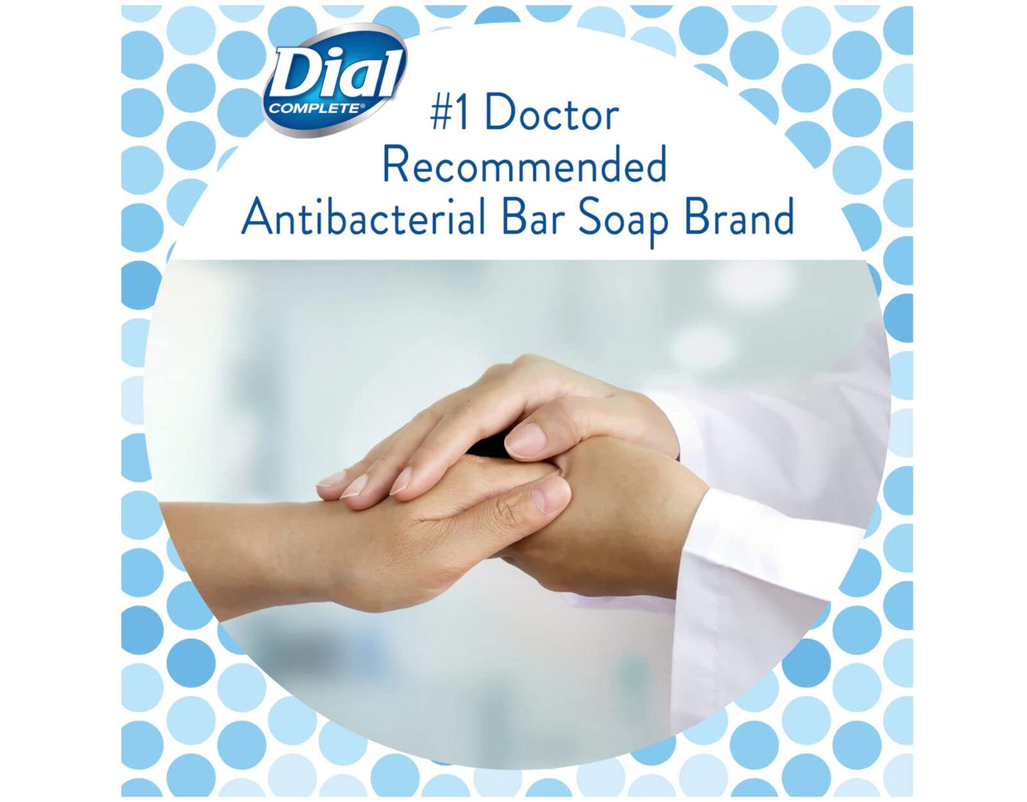 Dial Mountain Fresh Antibacterial Deodorant Bar Soap 3, 4 oz Soap Bars (Packs of 5)