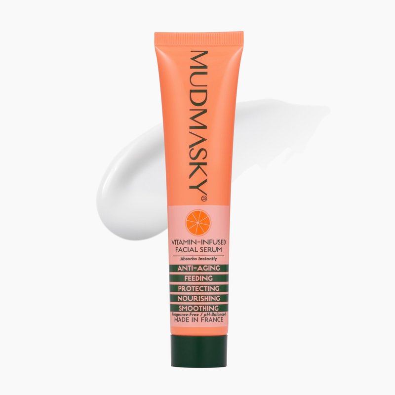 Mudmasky Vitamin-Infused Facial Serum - Absorbs instantly - previously known as the Aftermask Vitamin Serum - Made in France 30 ml / 1.0 Oz