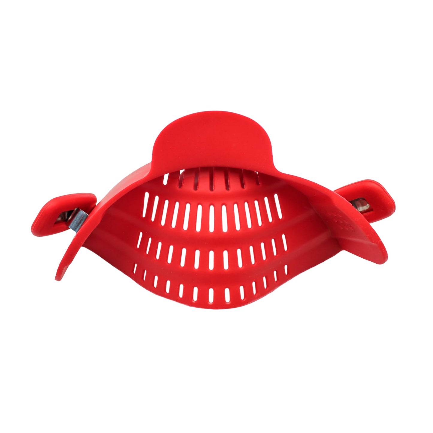 PERFECT PASTA PAL Clip-on Strainer for Pots - Silicone Pasta - Heat Resistant, Space Saving Colander for Kitchen - Dishwasher Safe Pot Strainer - Cooking Essentials and Home Must Haves